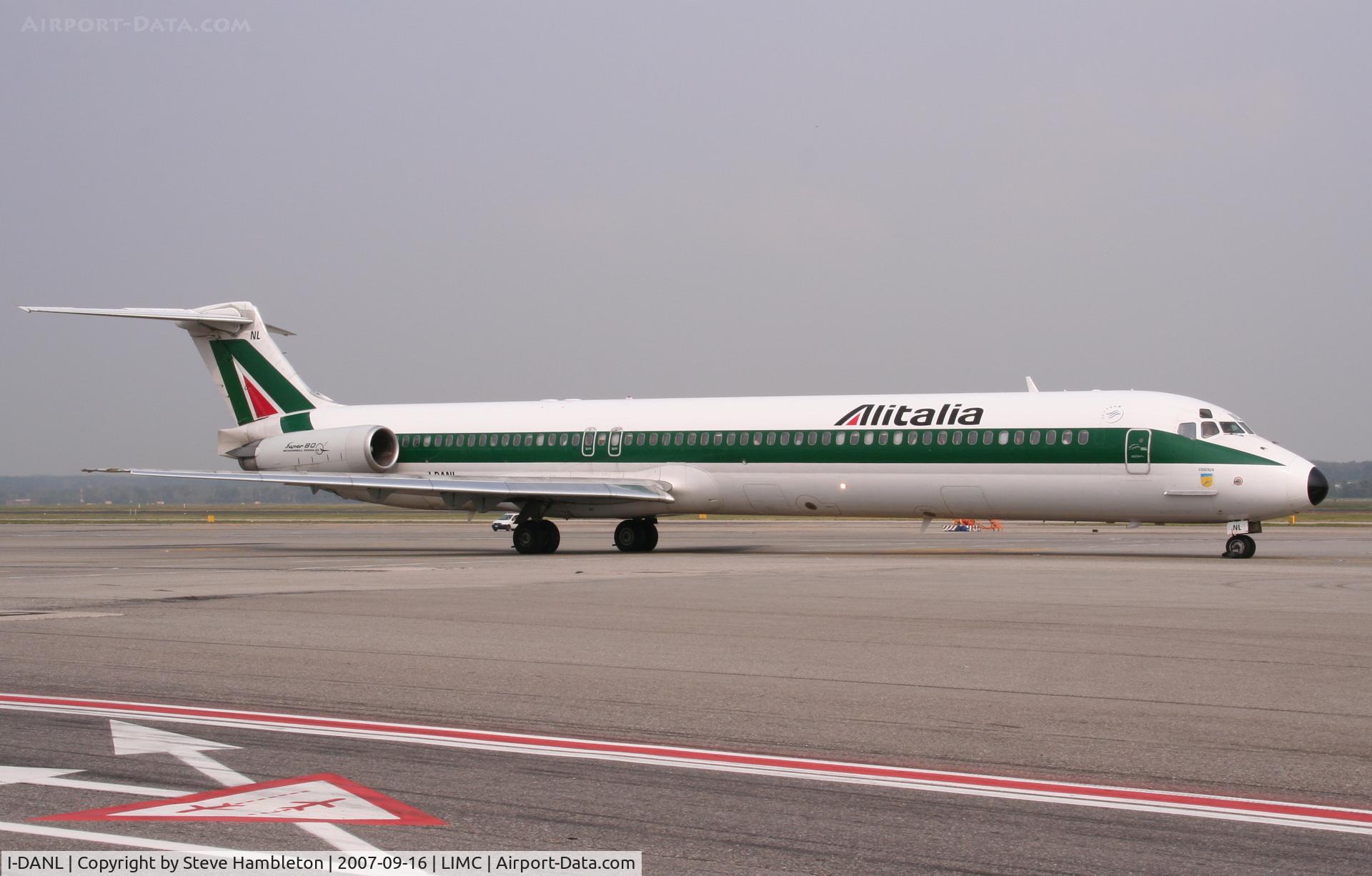 I-DANL, 1992 McDonnell Douglas MD-82 (DC-9-82) C/N 52178, At Milan Malpensa