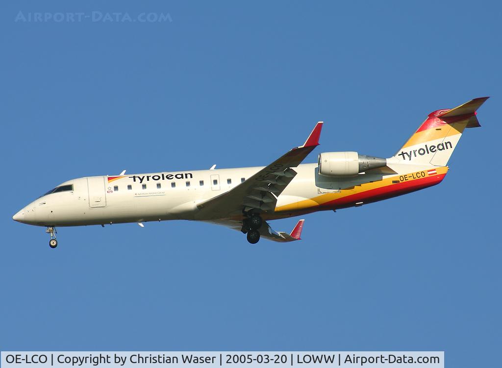 OE-LCO, 2000 Canadair CRJ-200LR (CL-600-2B19) C/N 7371, Tyrolean