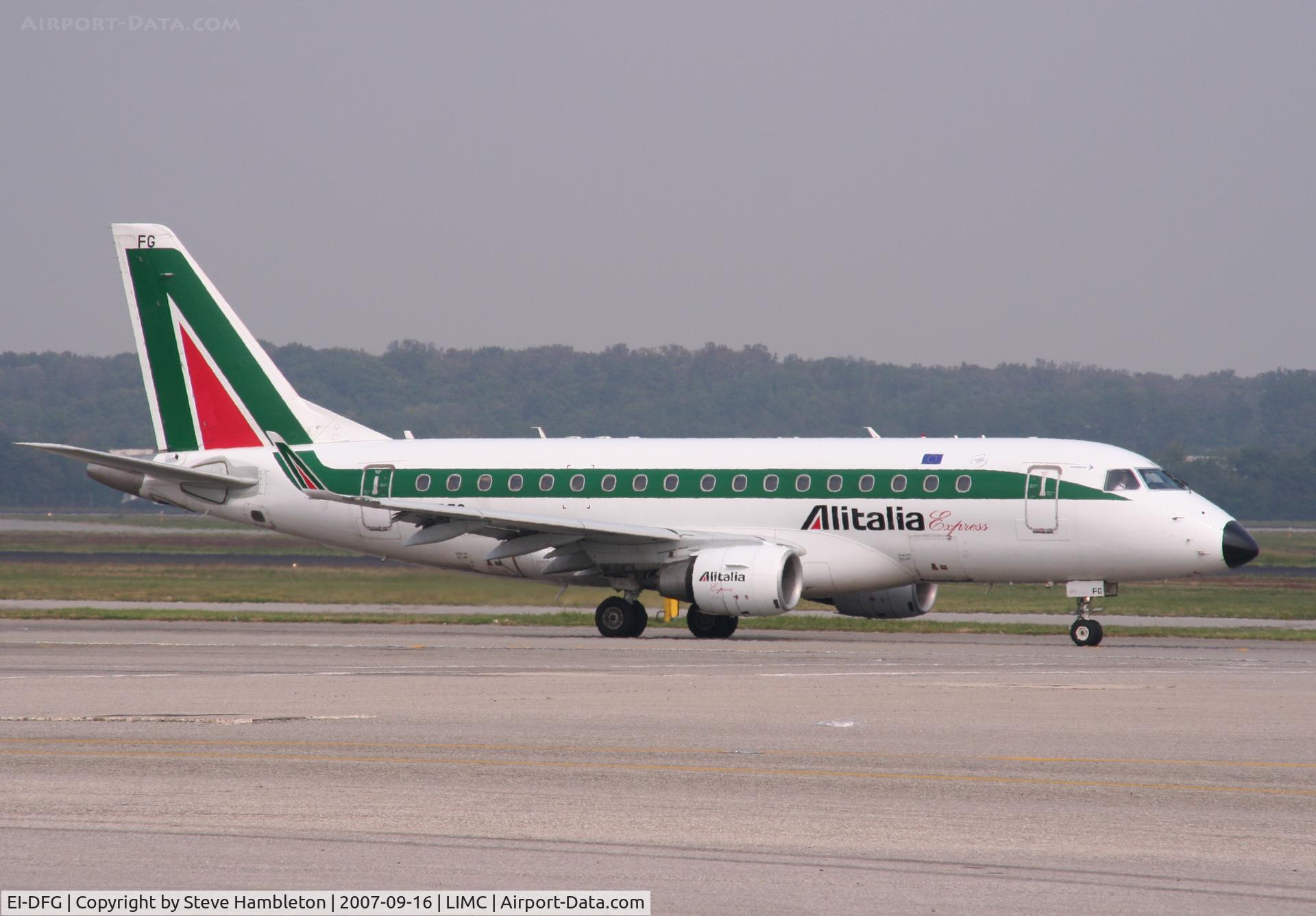 EI-DFG, 2004 Embraer 170LR (ERJ-170-100LR) C/N 17000008, At Milan Malpensa