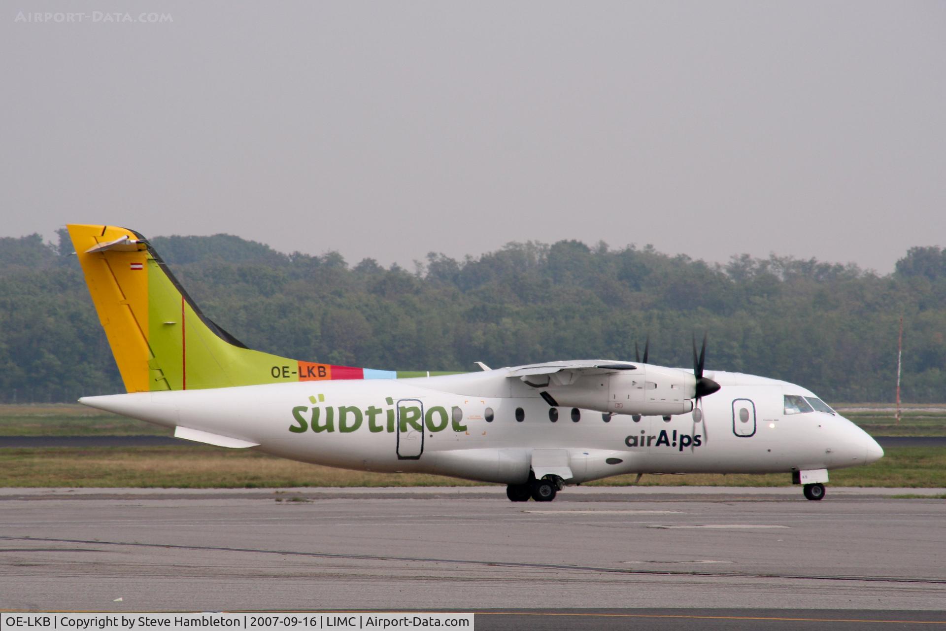 OE-LKB, 1995 Dornier 328-110 C/N 3036, At Milan Malpensa