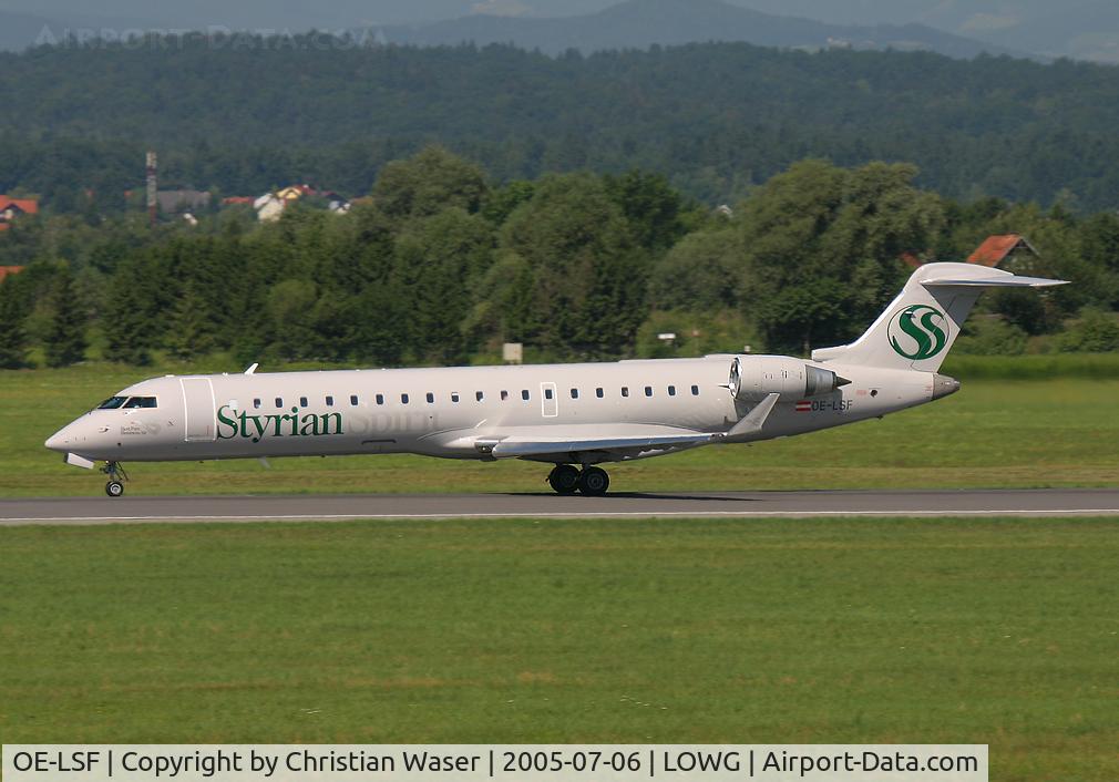 OE-LSF, Bombardier CRJ-702 (CL-600-2C10) Regional Jet C/N 10217, Styrian Spirit CRJ-700