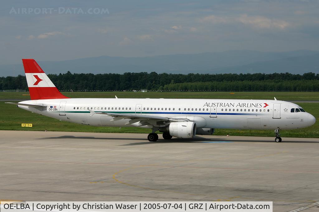 OE-LBA, 1995 Airbus A321-111 C/N 552, Austrian