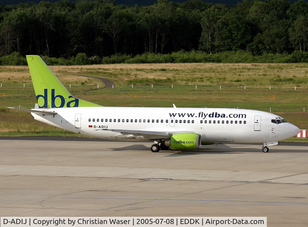 D-ADIJ, 1991 Boeing 737-3M8 C/N 25041, DBA
