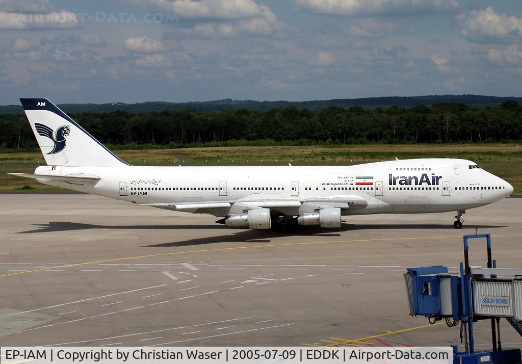 EP-IAM, 1979 Boeing 747-186B C/N 21759, Iran Air