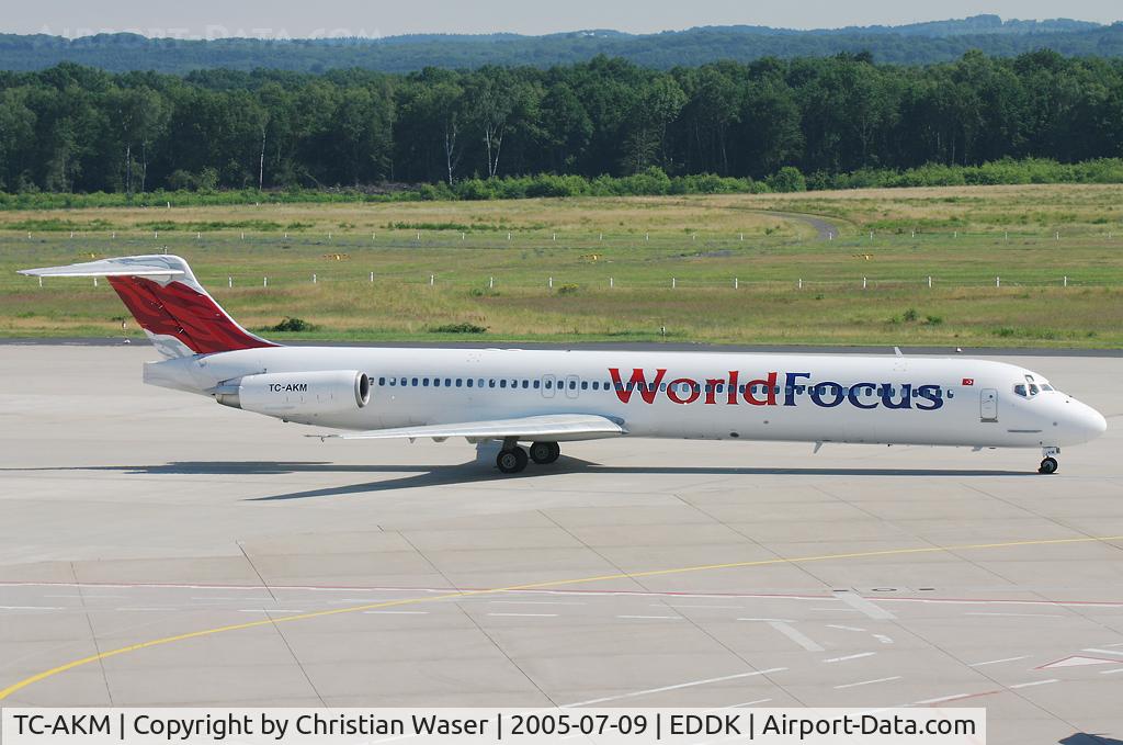 TC-AKM, 1994 McDonnell Douglas MD-83 (DC-9-83) C/N 53185, World Focus