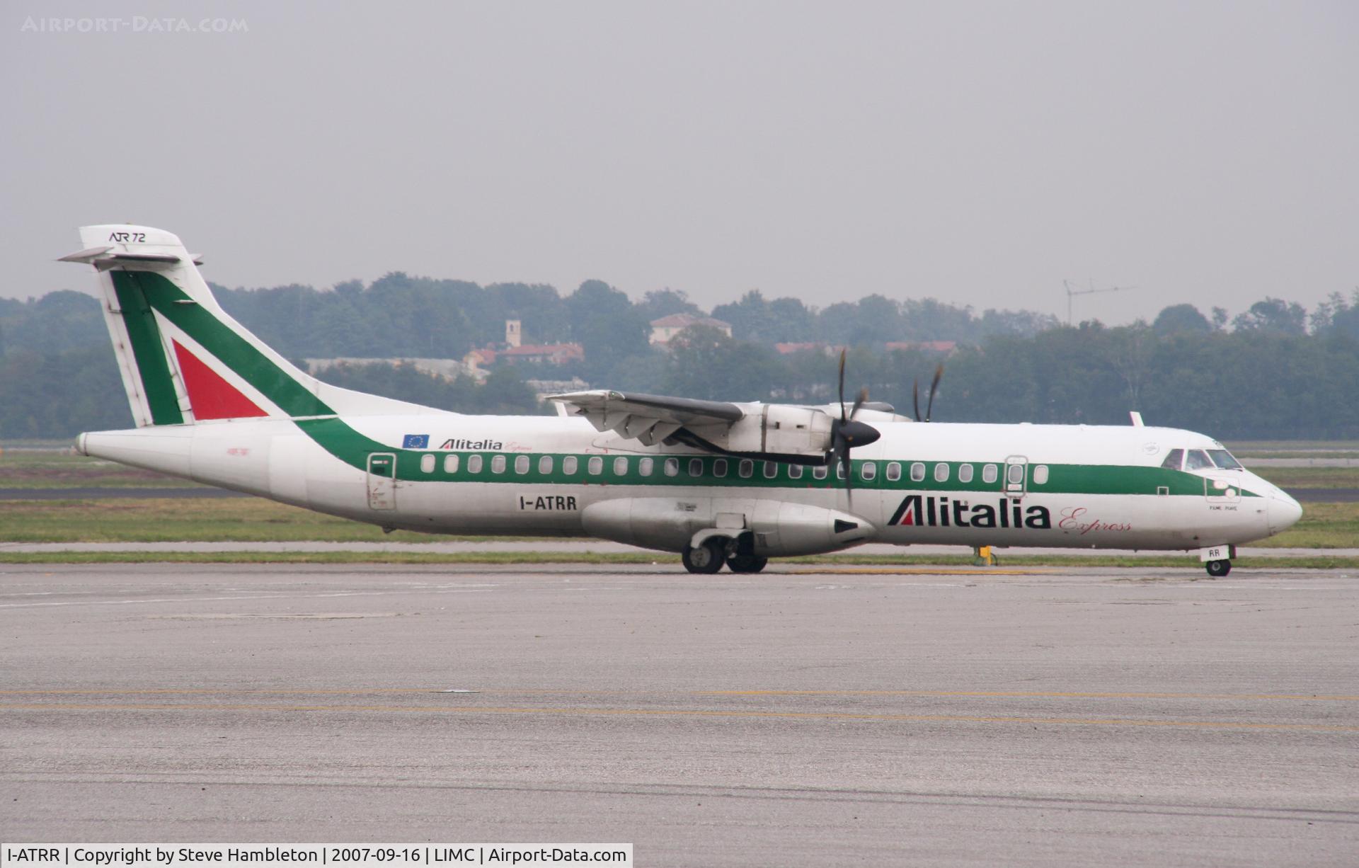 I-ATRR, 1994 ATR 72-212 C/N 432, At Milan Malpensa