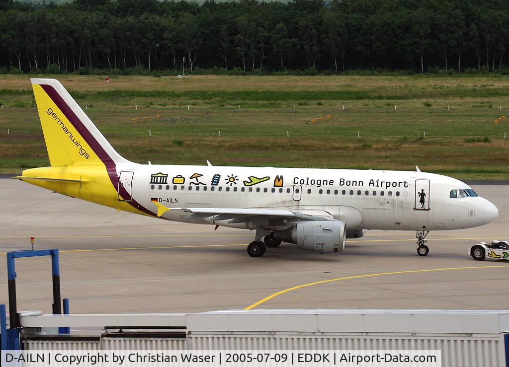D-AILN, 1997 Airbus A319-114 C/N 700, Germanwings