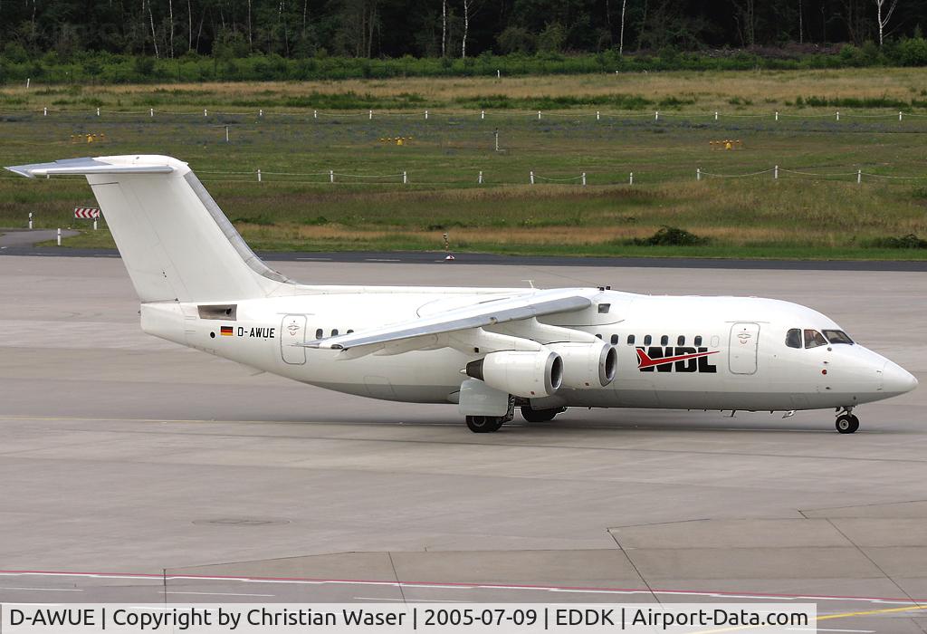 D-AWUE, 1986 British Aerospace BAe.146-200 C/N E2050, WDL