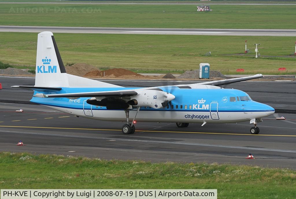 PH-KVE, 1990 Fokker 50 C/N 20206, KLM Cityhopper