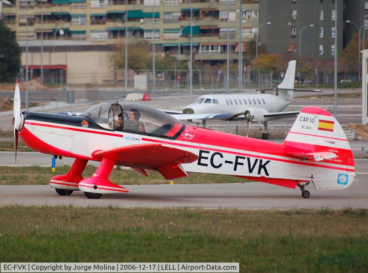 EC-FVK, Mudry CAP-10B C/N 264, Taxi after land RWY 31.