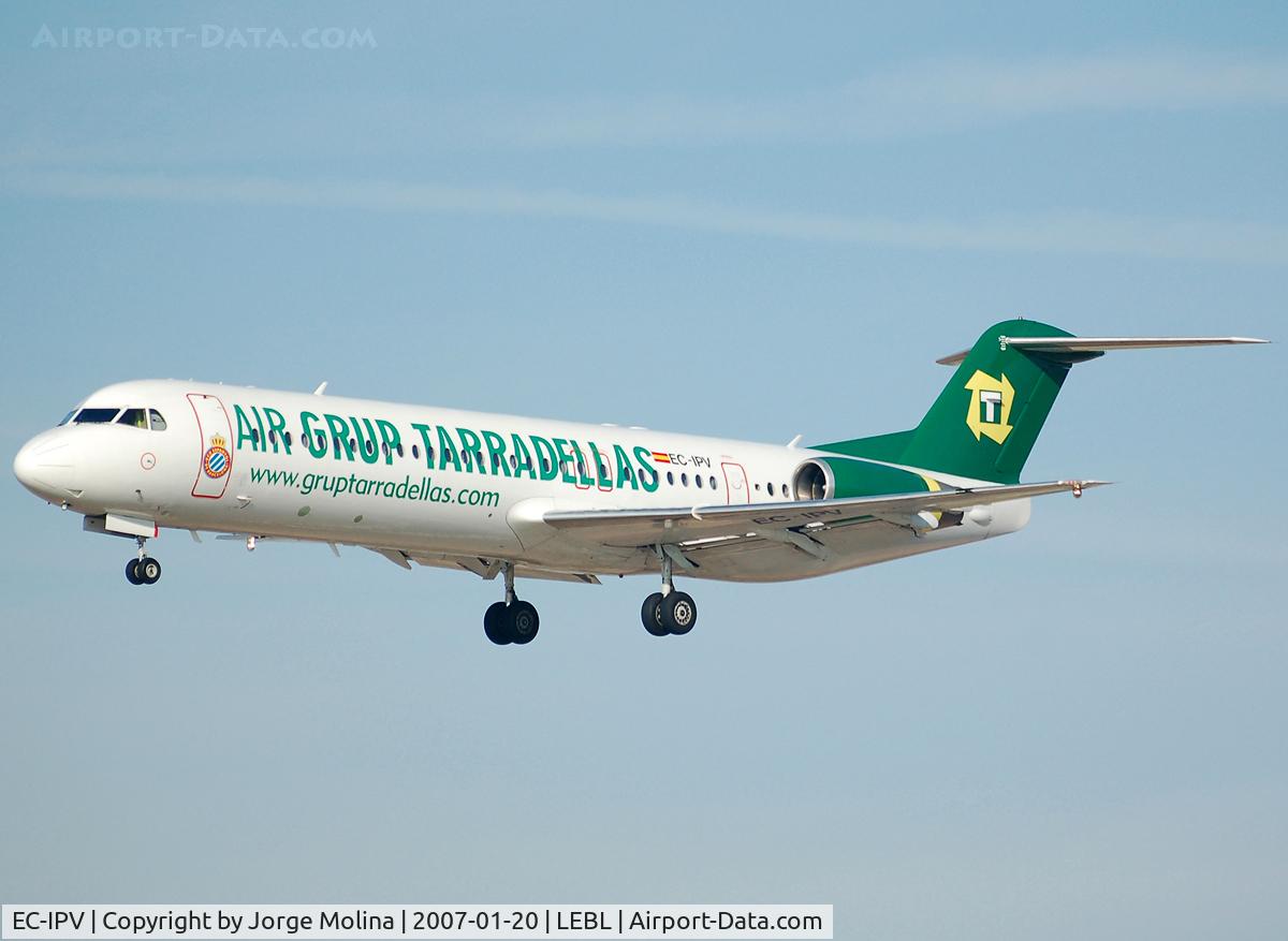 EC-IPV, 1993 Fokker 100 (F-28-0100) C/N 11451, 