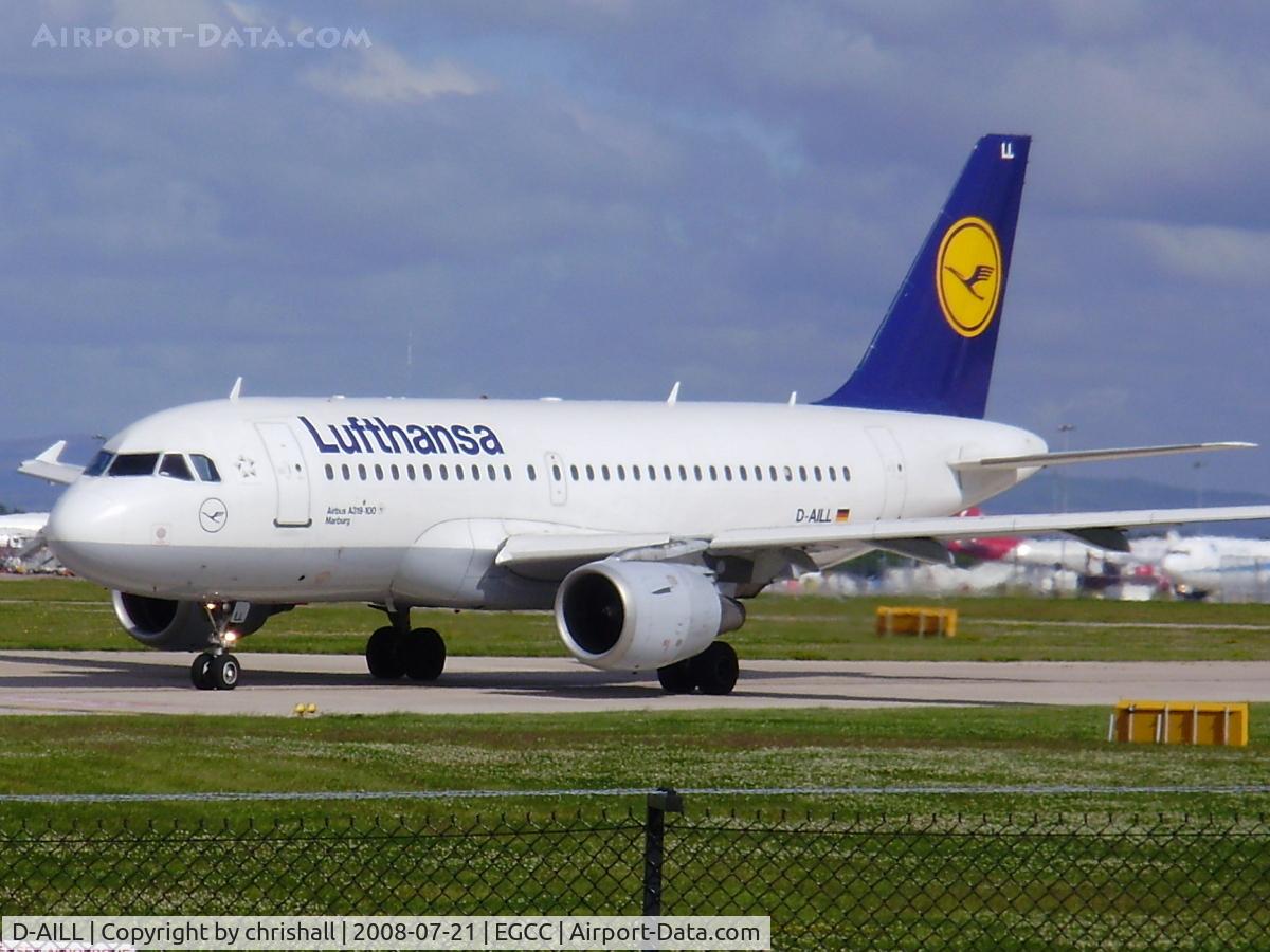 D-AILL, 1997 Airbus A319-114 C/N 689, Lufthansa