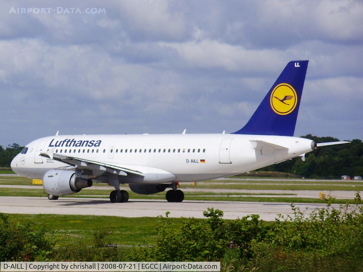 D-AILL, 1997 Airbus A319-114 C/N 689, Lufthansa