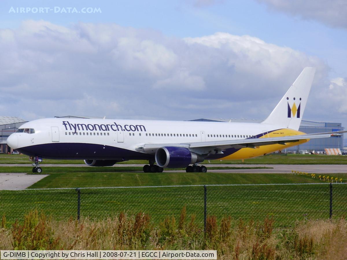 G-DIMB, 1997 Boeing 767-31K C/N 28865, Monarch Airlines
