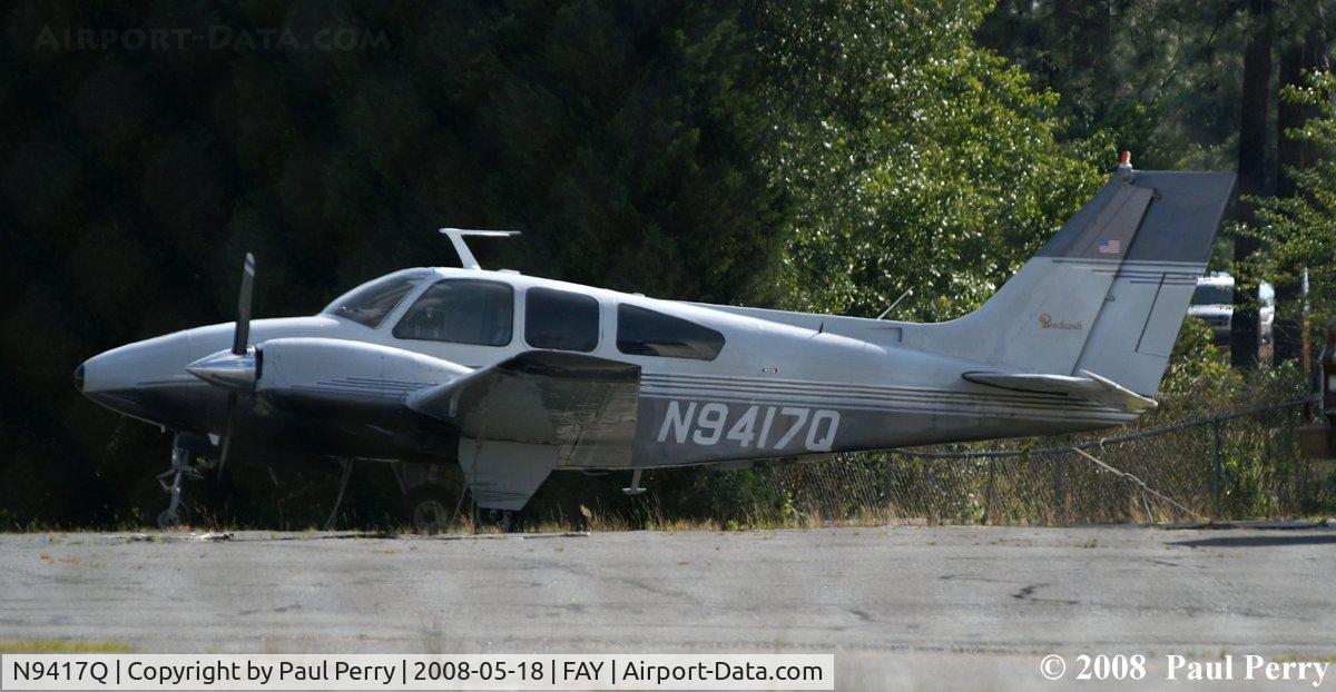 N9417Q, 1972 Beech 95-B55 (T42A) Baron C/N TC-1422, Looks ready to tow