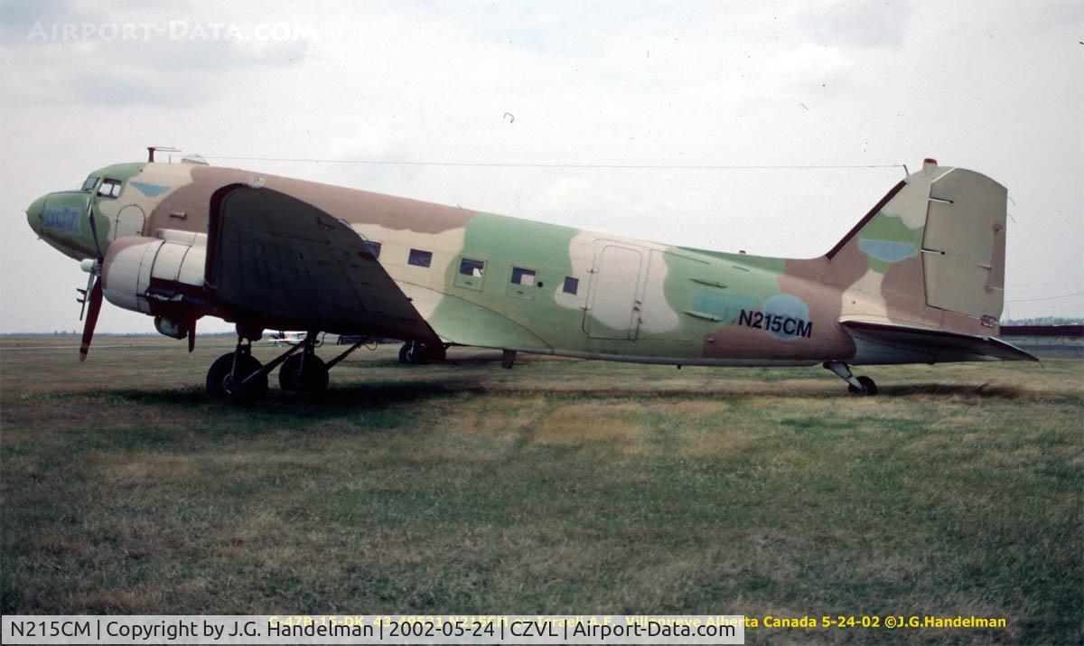 N215CM, 1944 Douglas C-47B Skytrain C/N 26792, ex-Israeli A.F. C-47B at Edmonton Villeneuve Alberta