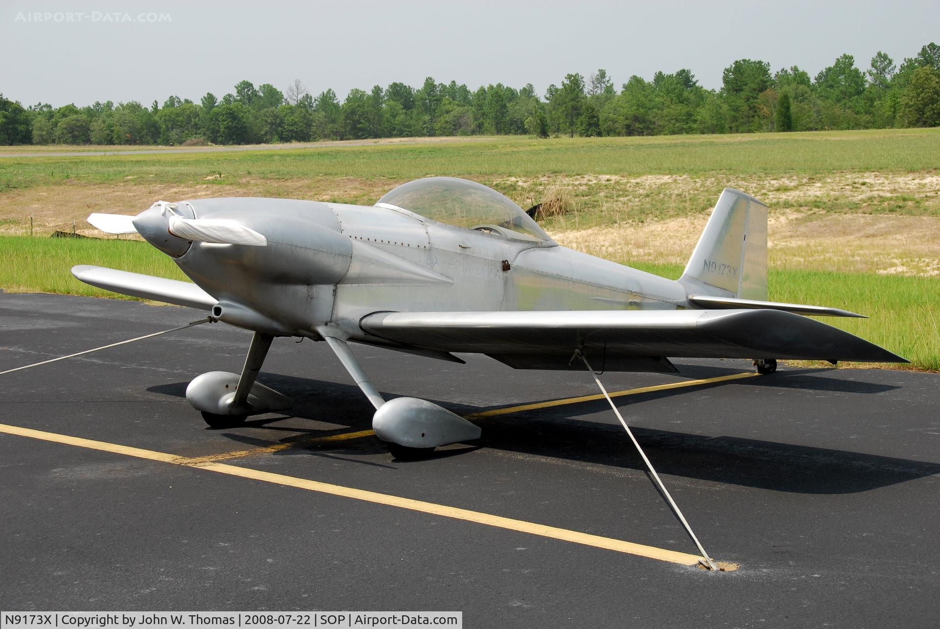 N9173X, 1996 Vans RV-3 C/N 11-176, All tied up
