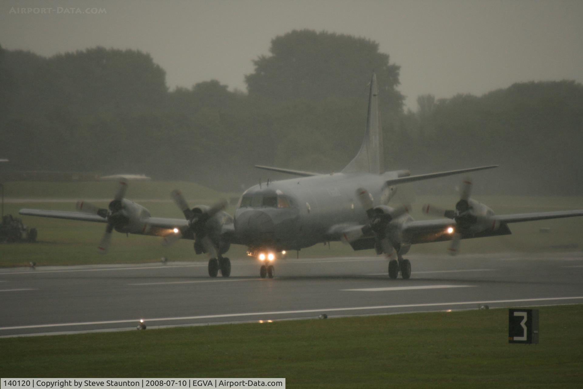140120, Lockheed CP-140A Arcturus C/N 285L-5829, Taken at the Royal International Air Tattoo 2008 during arrivals and departures (show days cancelled due to bad weather)
