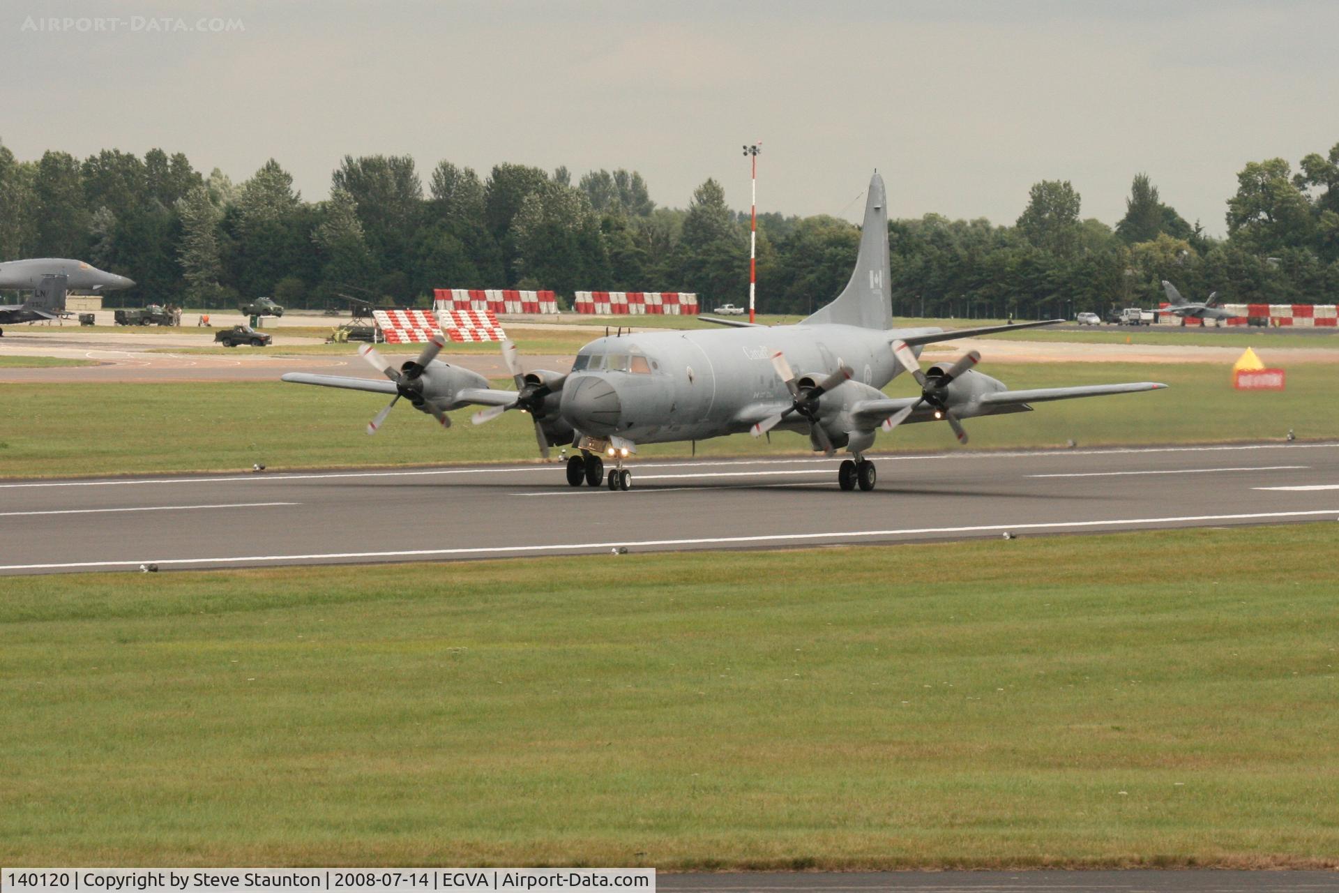 140120, Lockheed CP-140A Arcturus C/N 285L-5829, Taken at the Royal International Air Tattoo 2008 during arrivals and departures (show days cancelled due to bad weather)