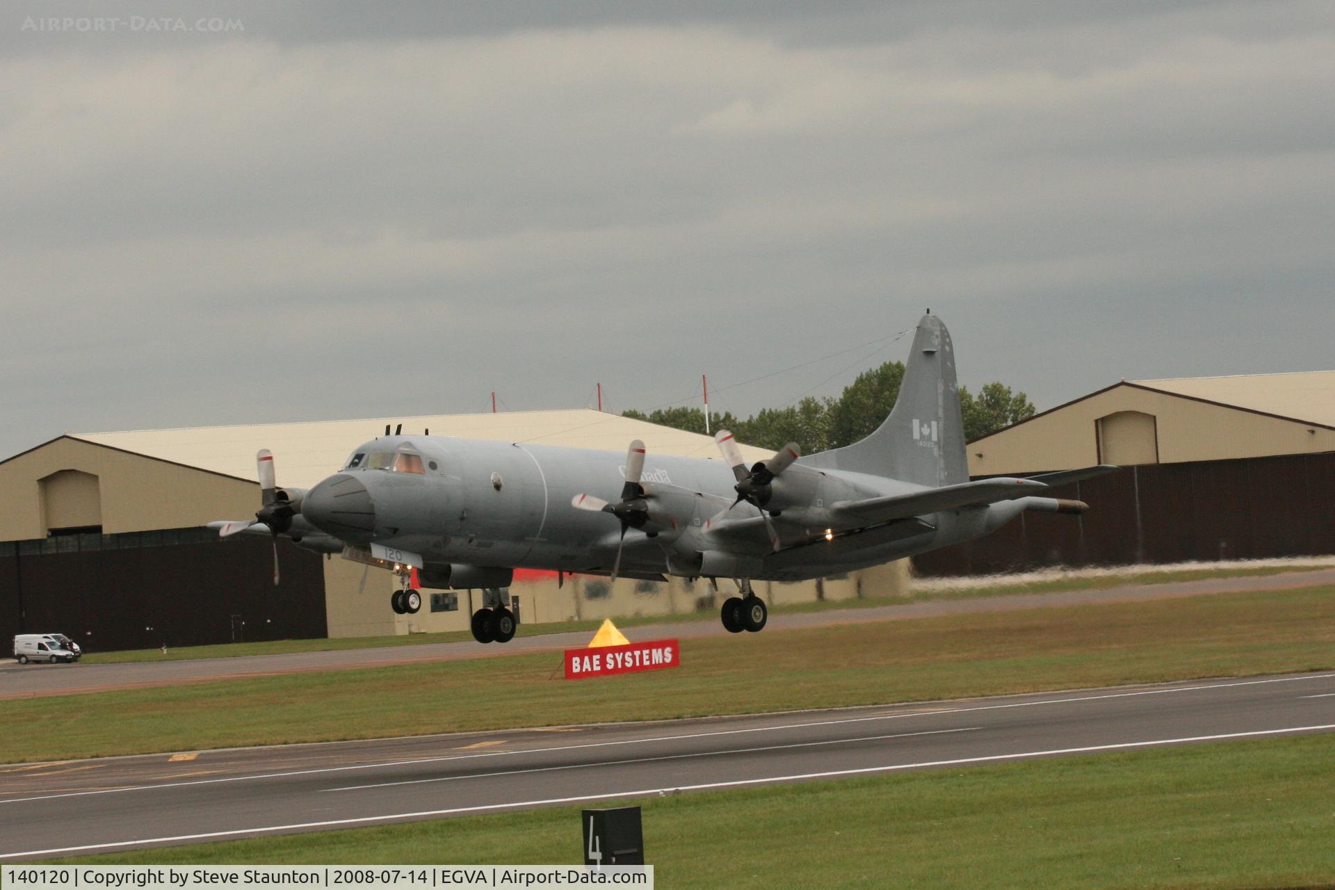140120, Lockheed CP-140A Arcturus C/N 285L-5829, Taken at the Royal International Air Tattoo 2008 during arrivals and departures (show days cancelled due to bad weather)
