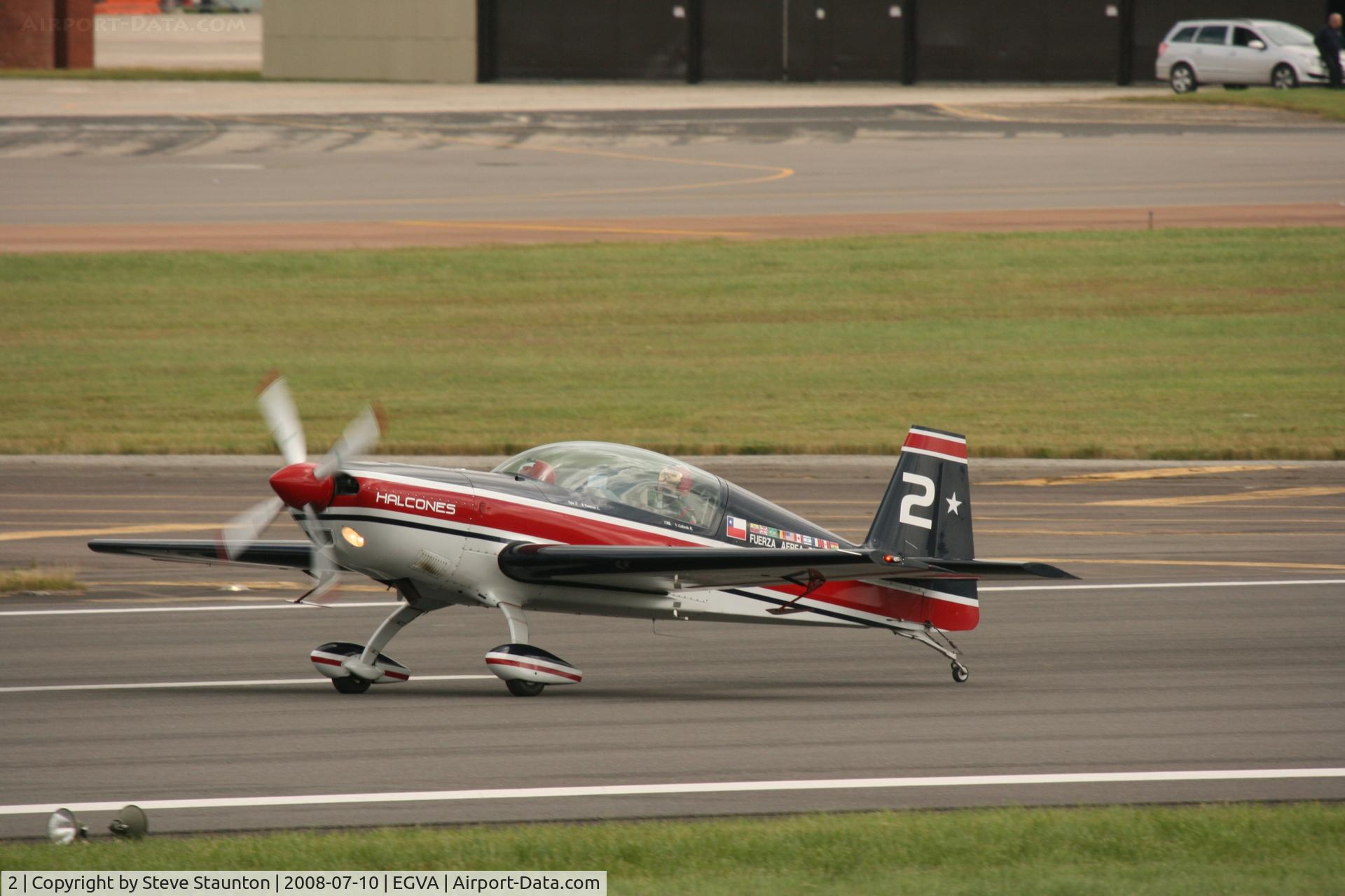 145, Extra EA-300L C/N 145, Taken at the Royal International Air Tattoo 2008 during arrivals and departures (show days cancelled due to bad weather)
