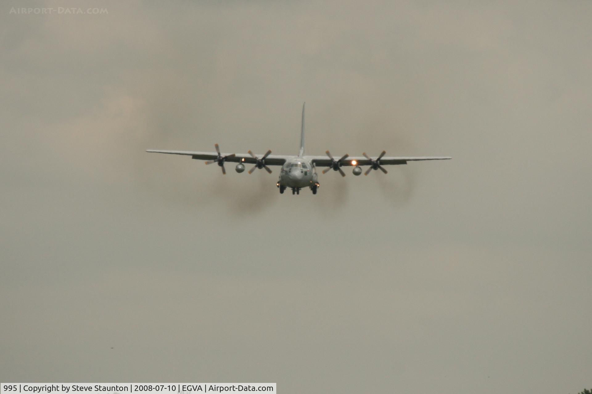 995, 1971 Lockheed C-130H Hercules C/N 382-4453, Taken at the Royal International Air Tattoo 2008 during arrivals and departures (show days cancelled due to bad weather)