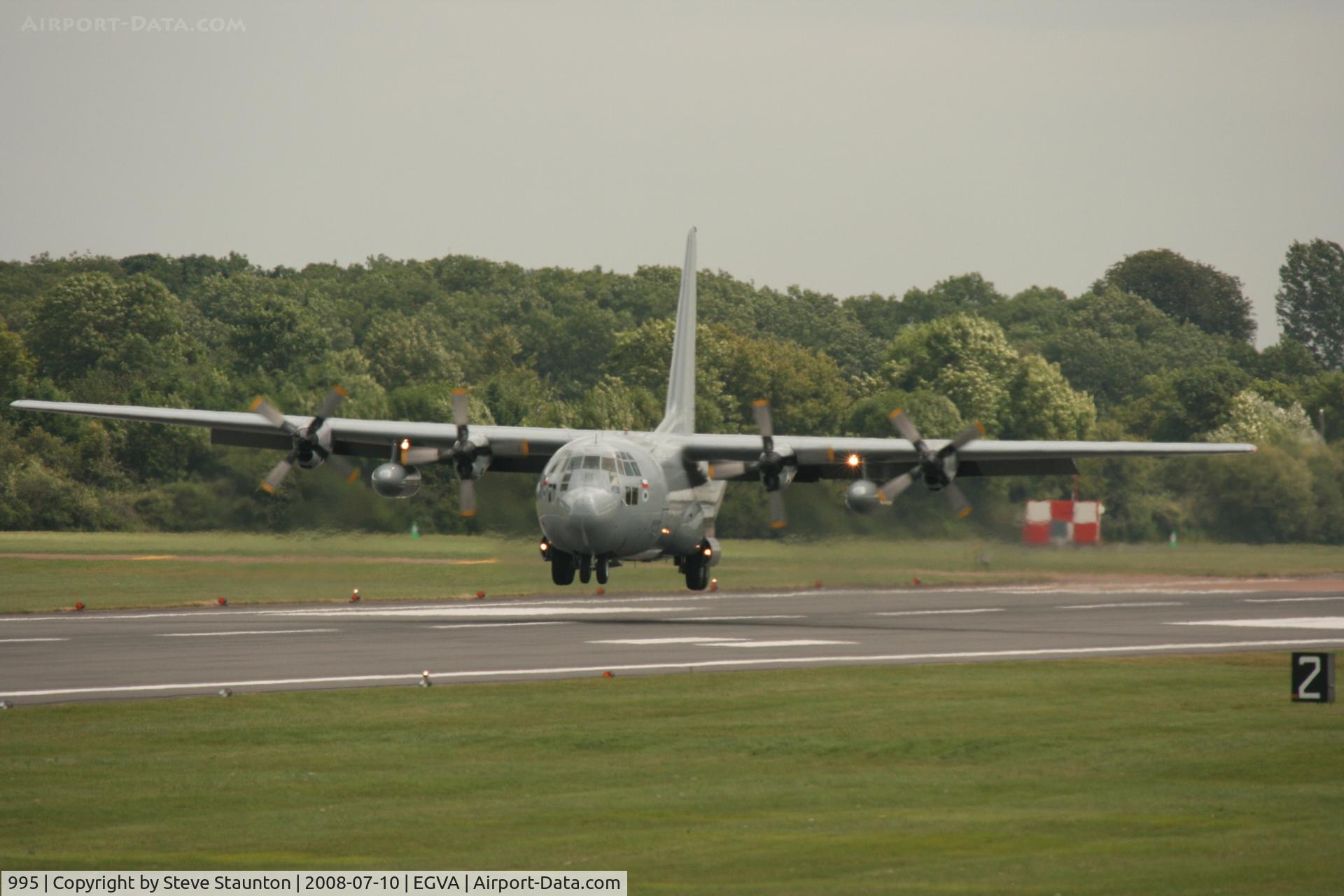 995, 1971 Lockheed C-130H Hercules C/N 382-4453, Taken at the Royal International Air Tattoo 2008 during arrivals and departures (show days cancelled due to bad weather)