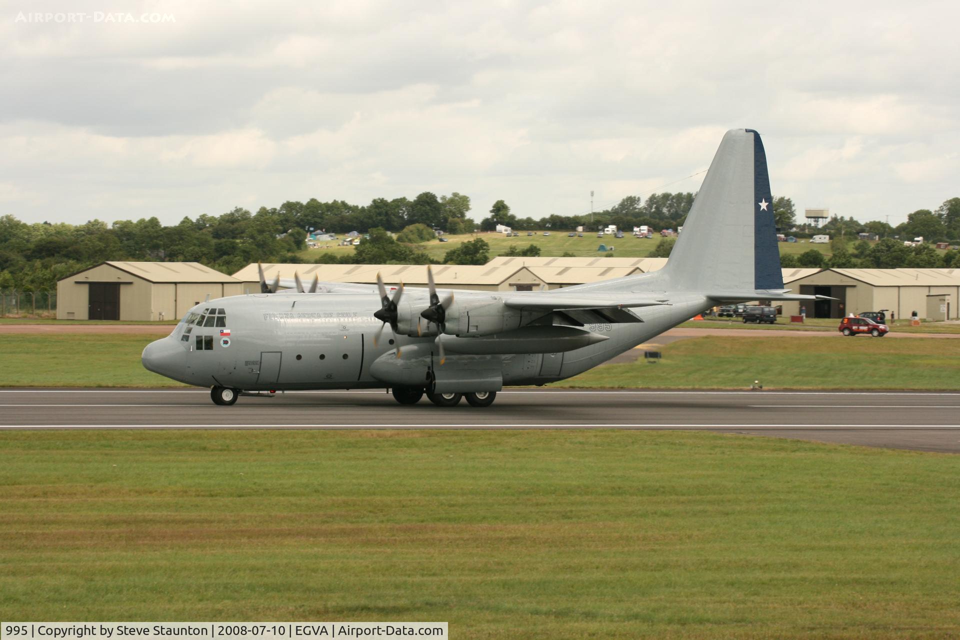 995, 1971 Lockheed C-130H Hercules C/N 382-4453, Taken at the Royal International Air Tattoo 2008 during arrivals and departures (show days cancelled due to bad weather)