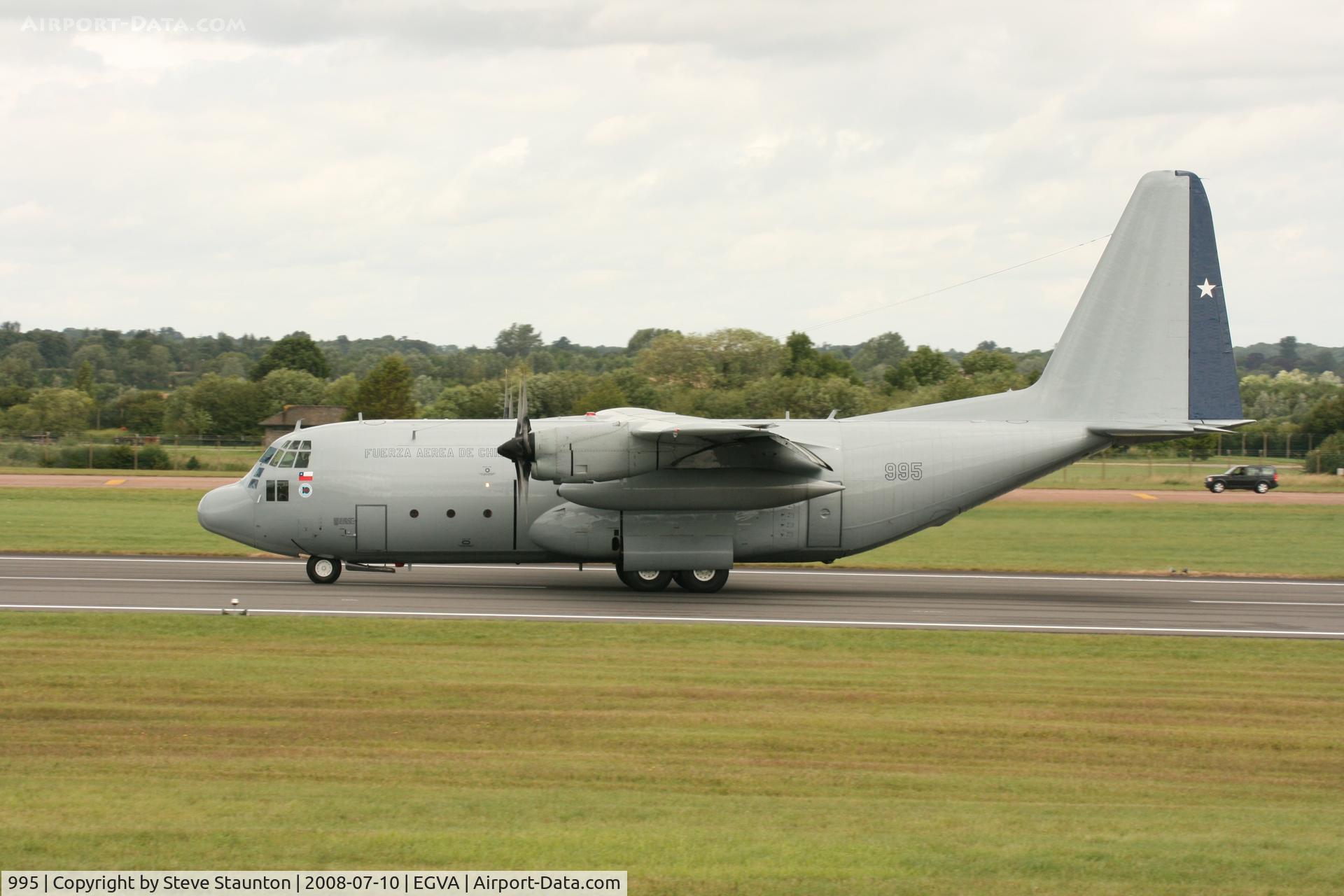 995, 1971 Lockheed C-130H Hercules C/N 382-4453, Taken at the Royal International Air Tattoo 2008 during arrivals and departures (show days cancelled due to bad weather)
