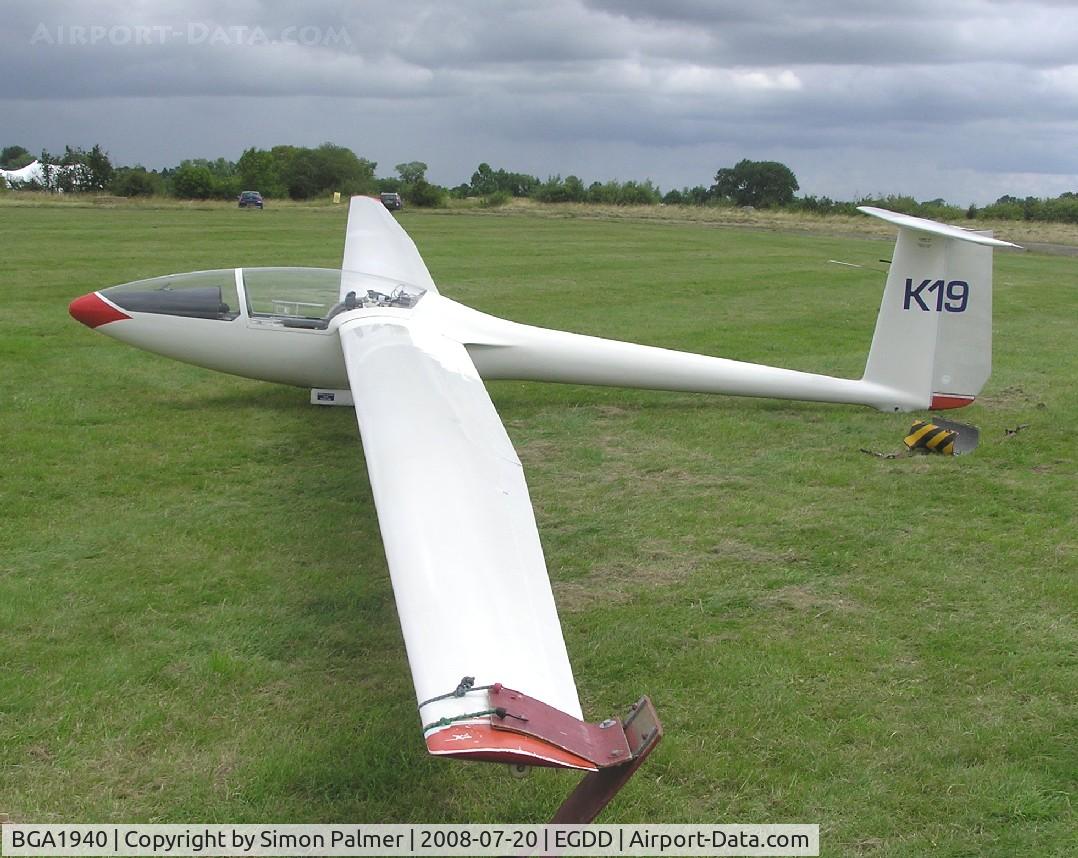 BGA1940, Slingsby T-59D Kestrel 19 C/N 1840, Slingsby T59D Kestrel