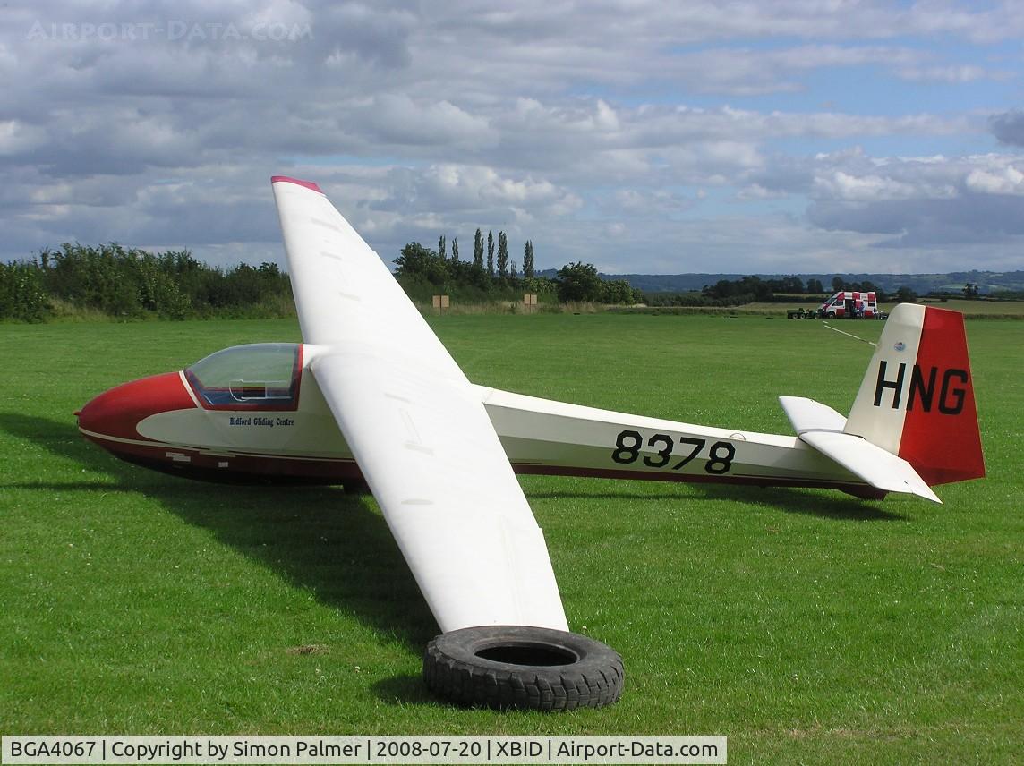BGA4067, Schleicher Ka-8B C/N 132-59, Schleicher K8 at Bidford