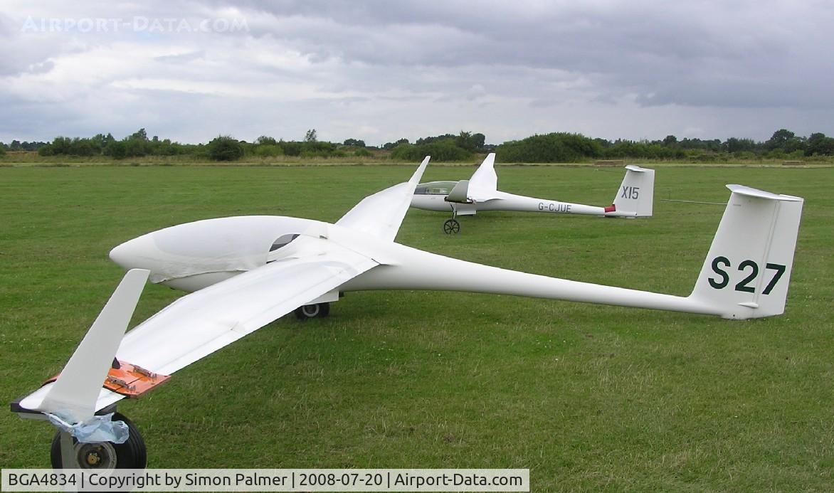 BGA4834, Schleicher ASW-27B C/N 27144, Schleicher ASW27B at Bicester