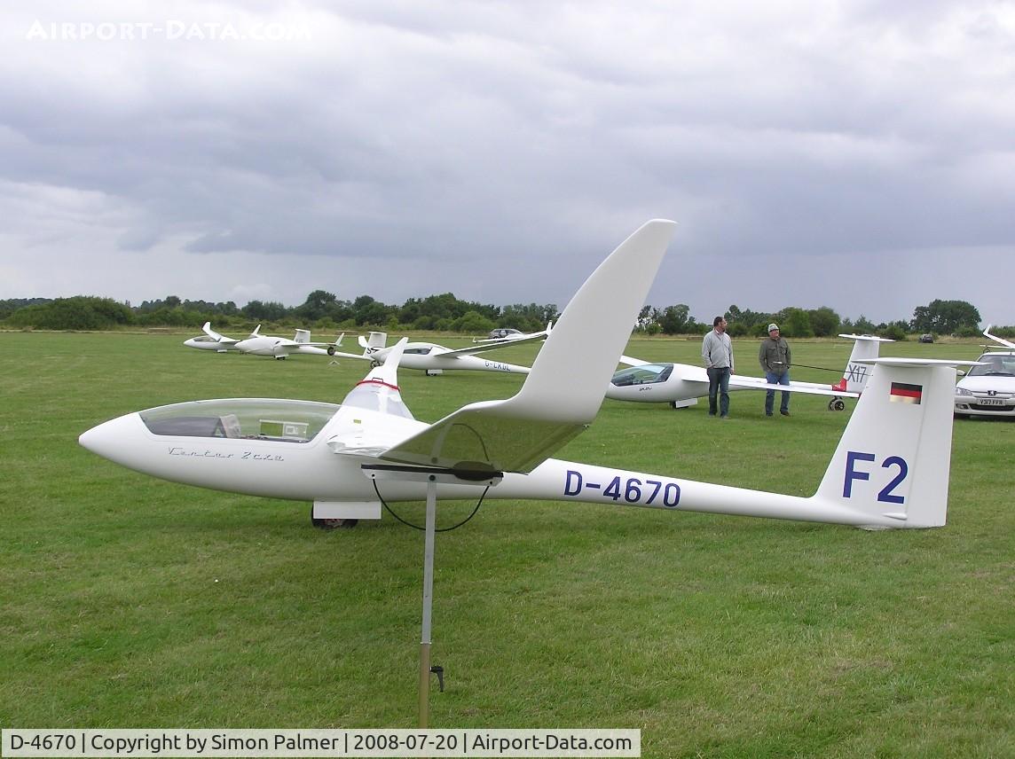 D-4670, Schempp-Hirth Ventus 2cxA C/N Not found, Schempp-Hirth Ventus 2cxA at Bicester