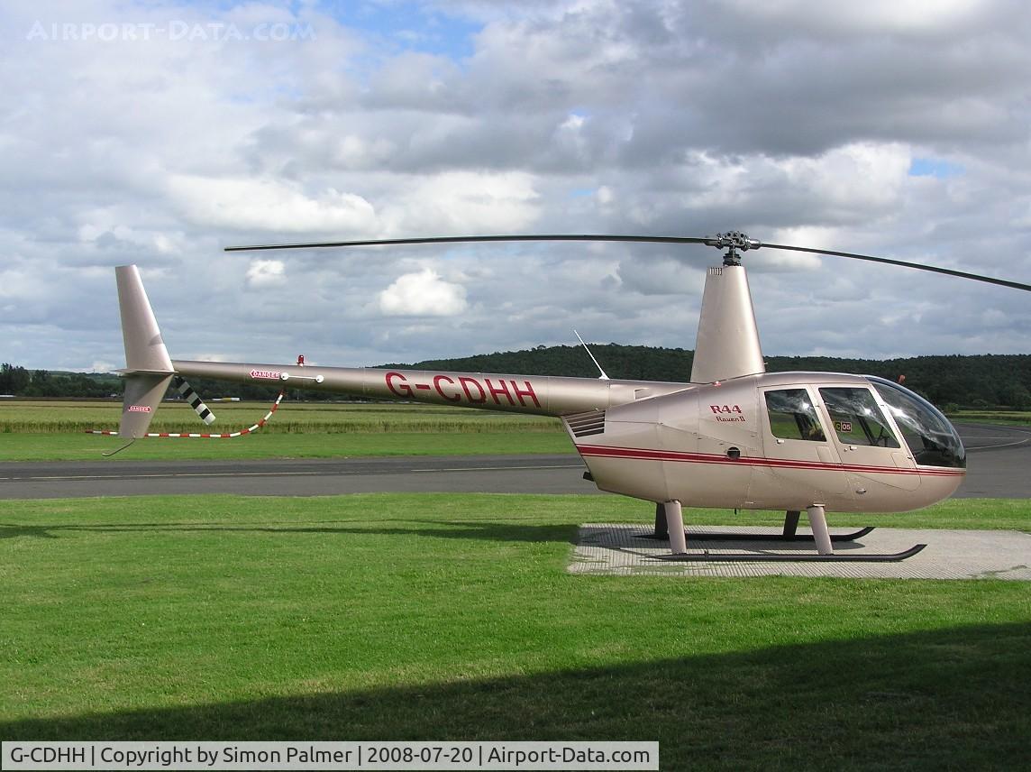 G-CDHH, 2005 Robinson R44 Raven II C/N 10660, R44 at Wellesbourne Mountford