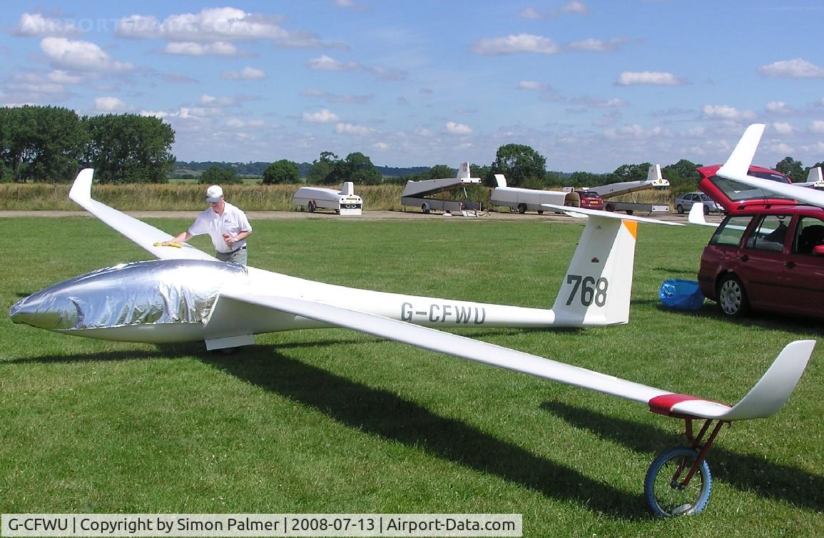 G-CFWU, 1989 Rolladen-Schneider LS-7-WL C/N 7080, Rolladen-Schneider LS7 at Husbands Bosworth