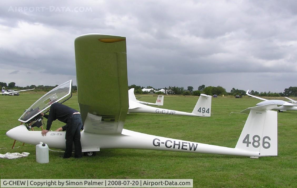 G-CHEW, 1993 Rolladen-Schneider LS-6c-18 C/N 6250B, Rolladen-Schneider LS6 at Bicester