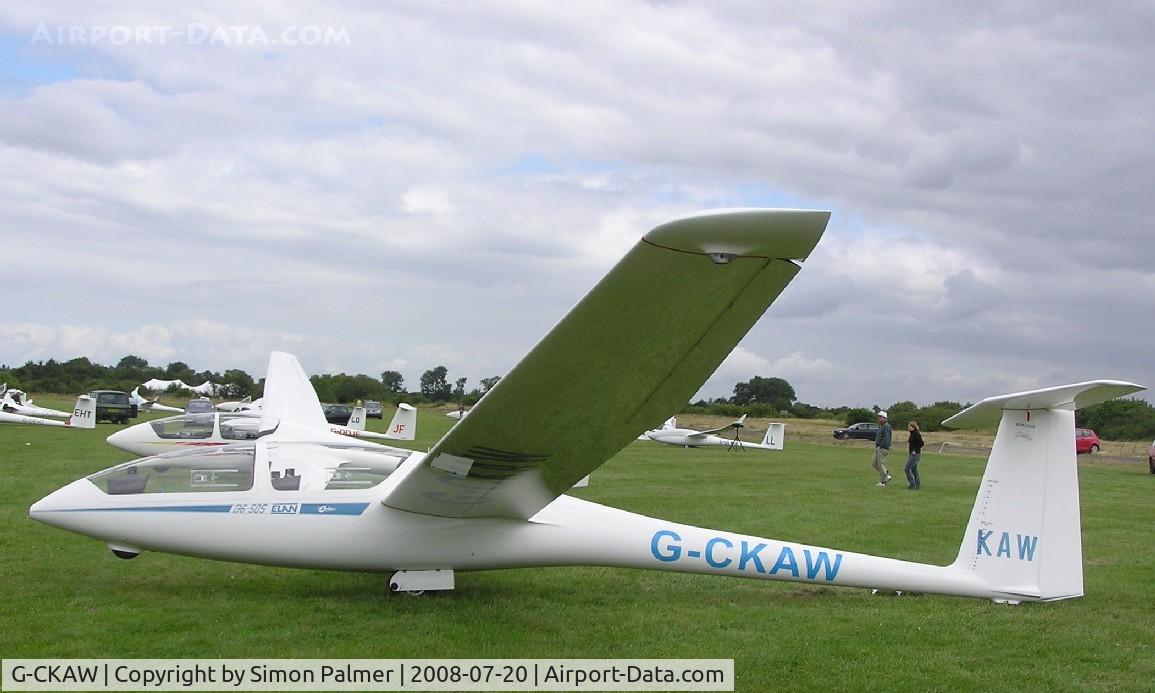 G-CKAW, AMS-Flight DG-500 Elan Orion C/N 5E228X66, DG-Flugzeugbau DG-505 Elan Orion at Bicester