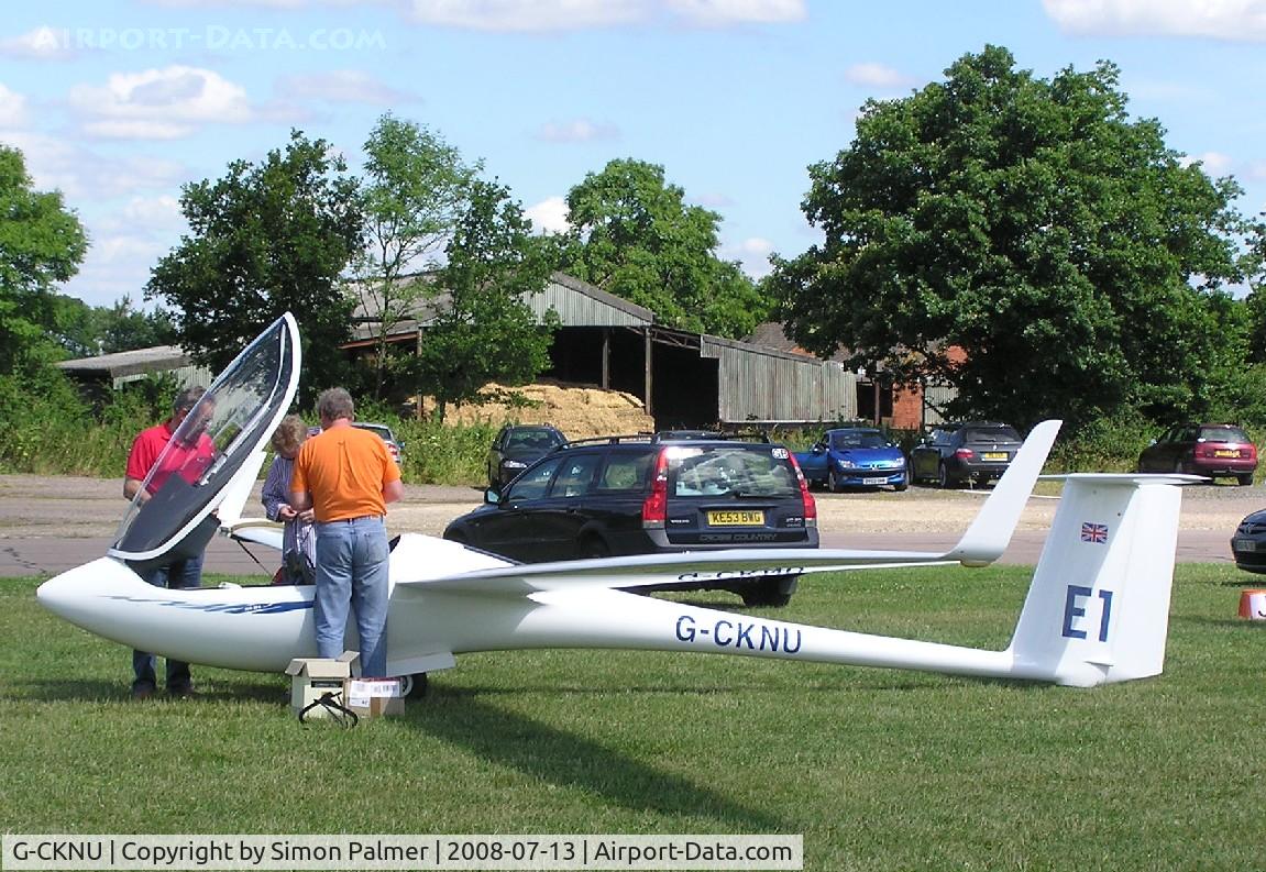 G-CKNU, 2006 Schleicher ASW-27-18E C/N 29501, Schleicher ASG29 at Husbands Bosworth
