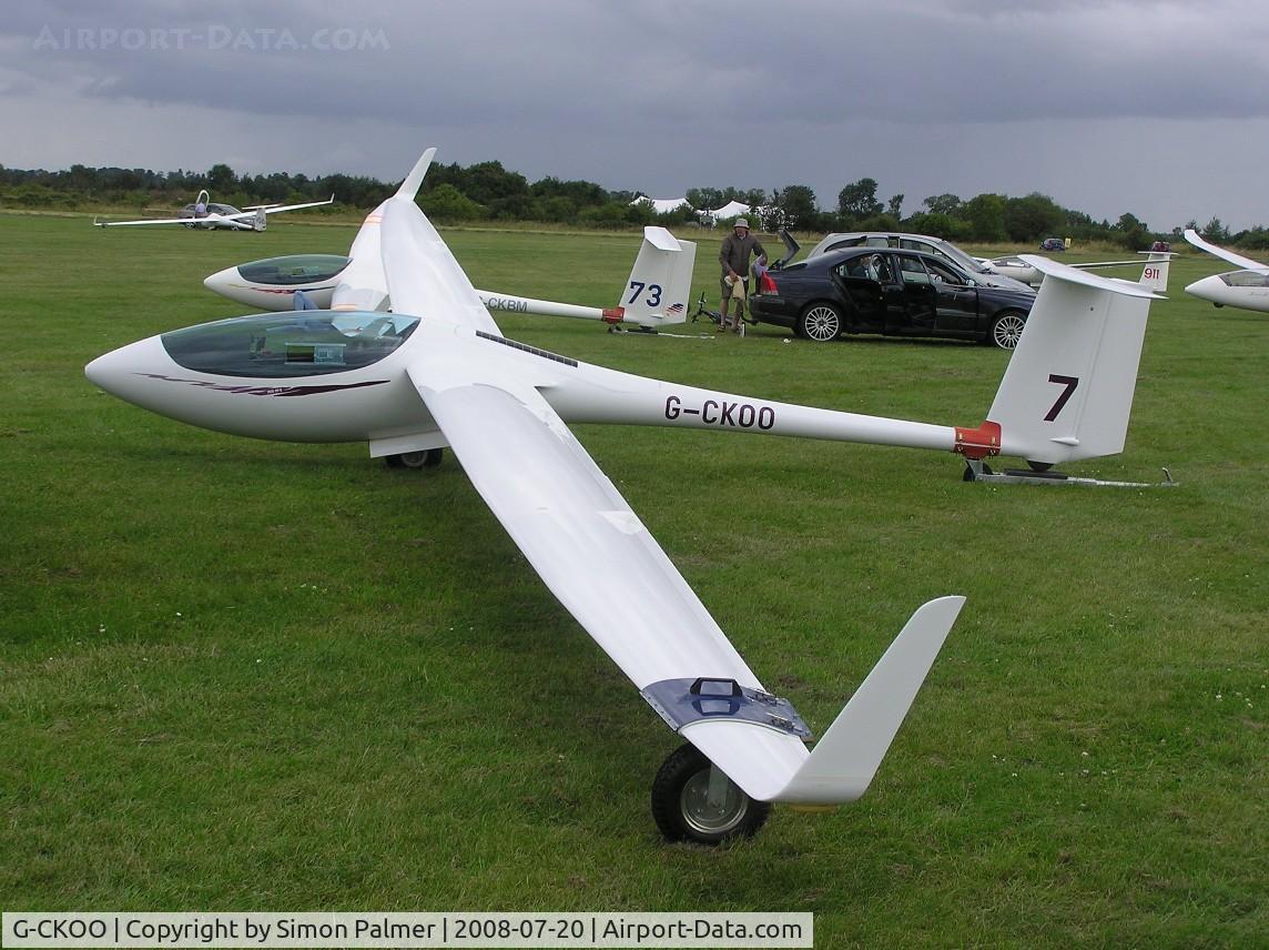 G-CKOO, 2007 Schleicher ASW-27-18E C/N 29519, Schleicher ASG29 at Bicester