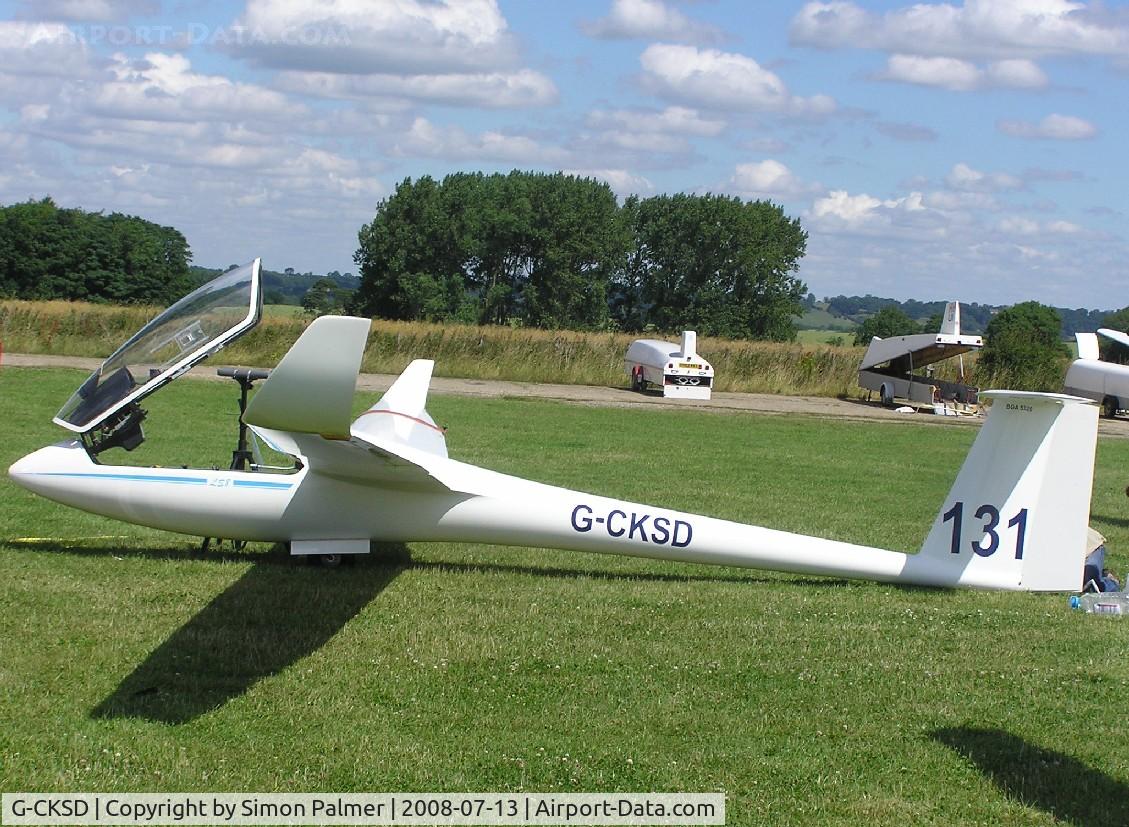 G-CKSD, 1996 Rolladen-Schneider LS-8a C/N 8096, LS8 at Hus Bos