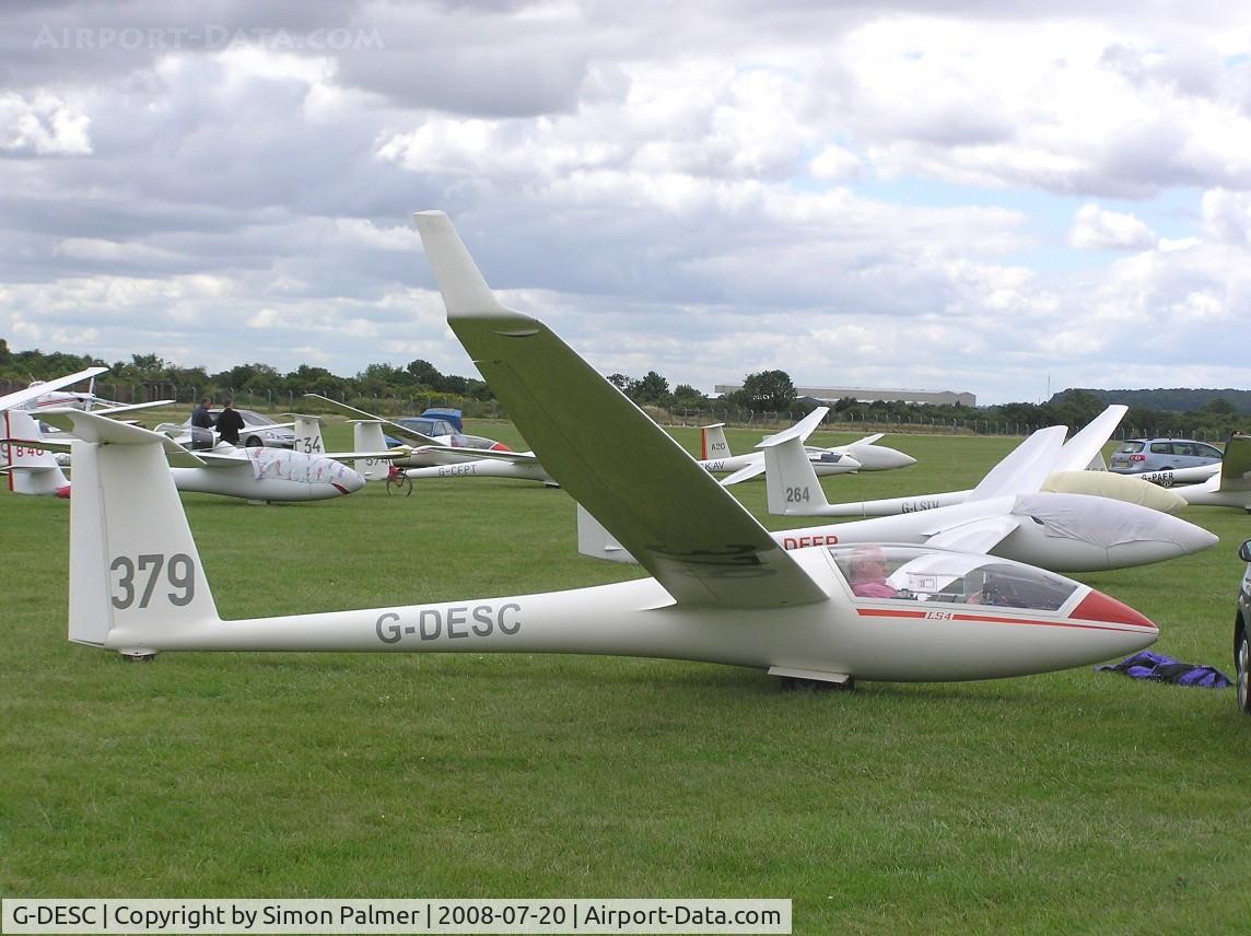 G-DESC, 1986 Rolladen-Schneider LS-4 C/N 4261, LS4 at Bicester
