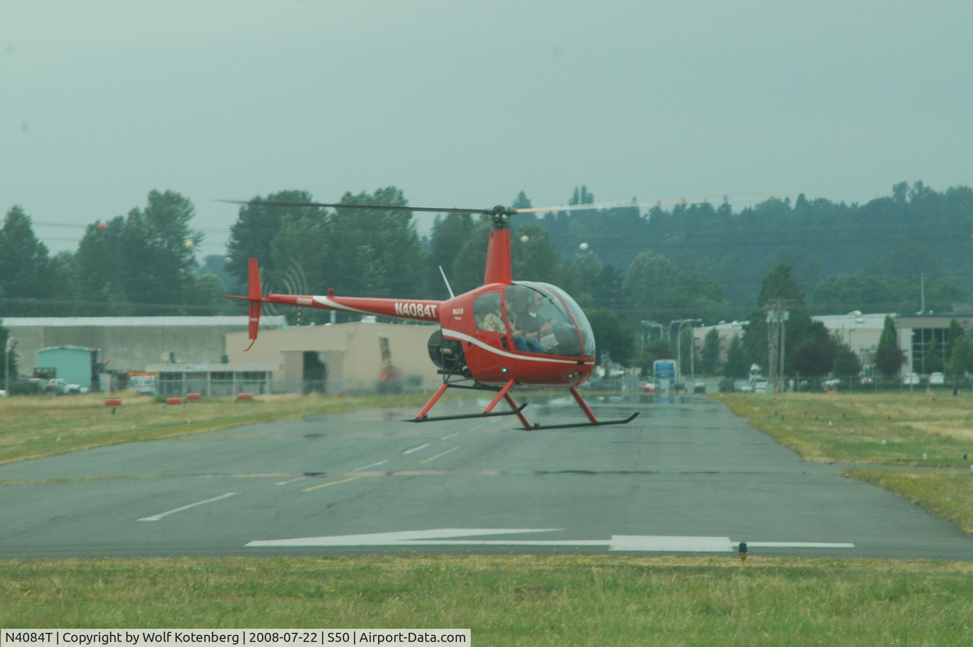 N4084T, 1991 Robinson R22 Beta C/N 1863, and all the rabbits ran underground