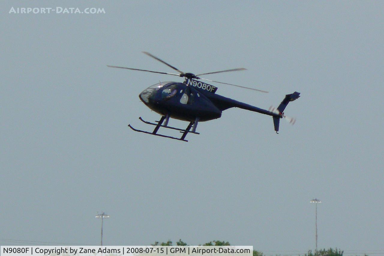 N9080F, MD Helicopters 369E C/N 0580E, At Grand Prairie Municipal