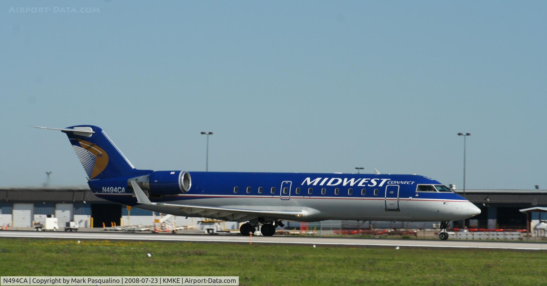 N494CA, 2003 Bombardier CRJ-200ER (CL-600-2B19) C/N 7765, CL-600-2B19