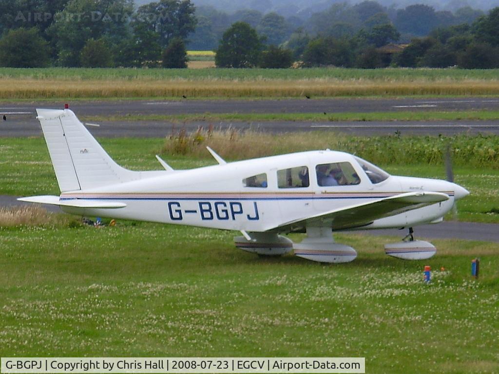 G-BGPJ, 1979 Piper PA-28-161 Cherokee Warrior II C/N 28-7916288, taxing out from Sleap
