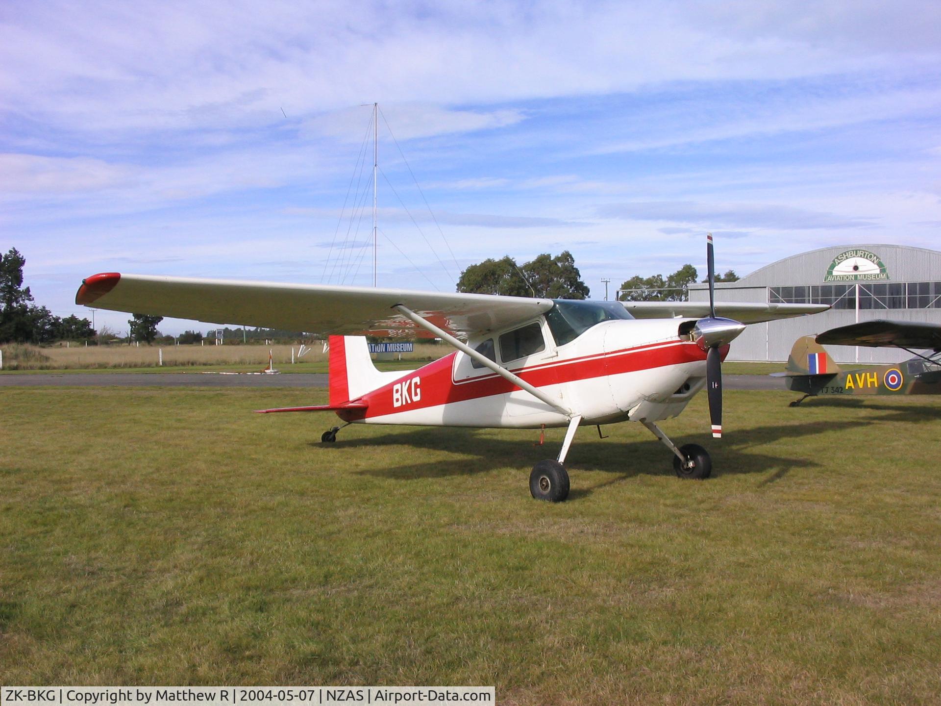 ZK-BKG, Cessna 180 C/N 30376, BKG at Ashburton
