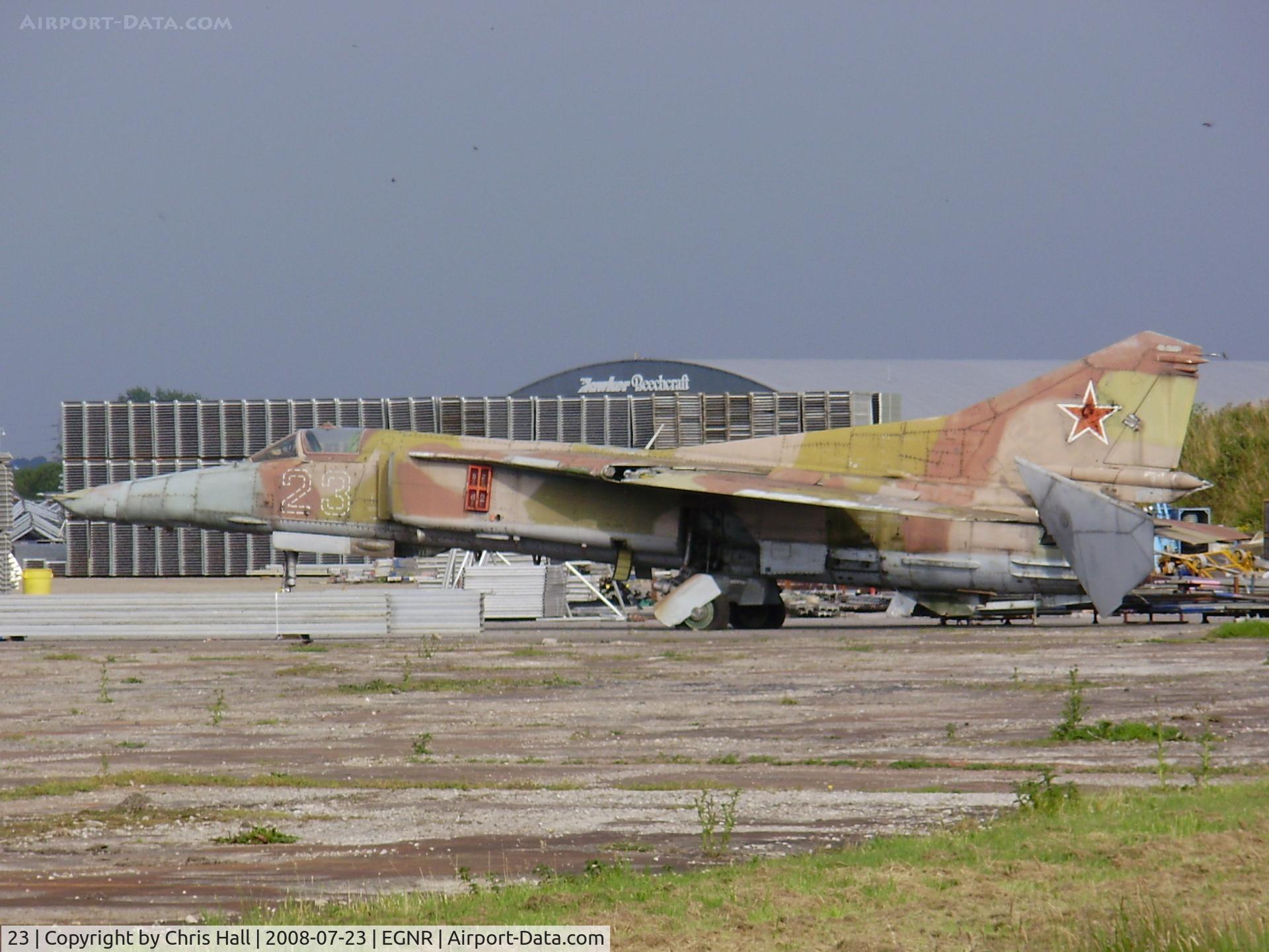 23, Mikoyan-Gurevich MiG-27 C/N 831712515040, Mig-27 c/n 831712515040