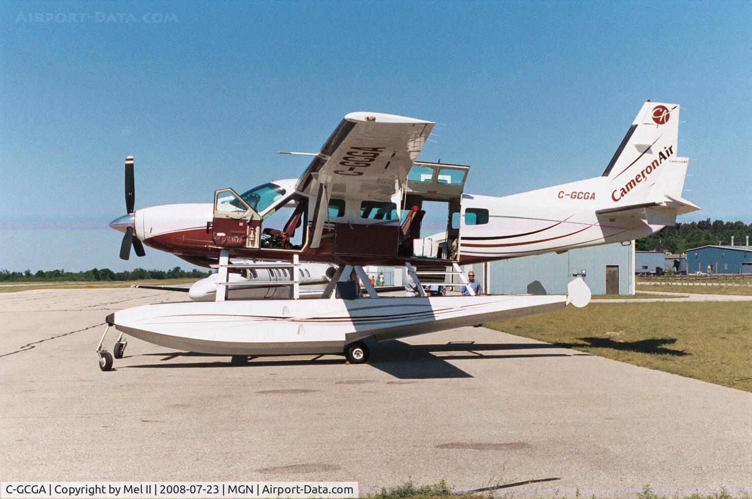C-GCGA, 1995 Cessna 208 Caravan I C/N 20800242, Parked @ Harbor Springs Airport (MGN)