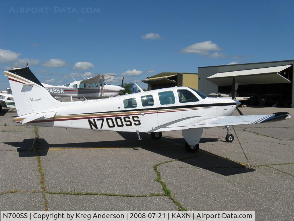 N700SS, 1978 Beech A36 Bonanza 36 C/N E-1248, On the line. Came in from SUS.