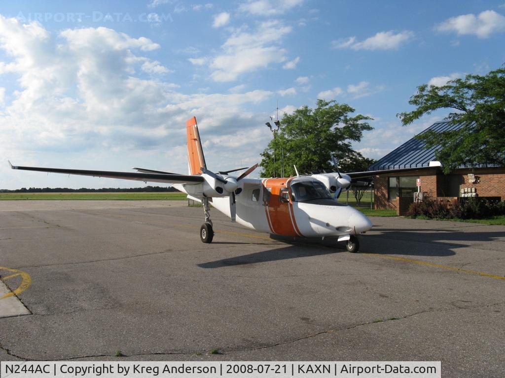 N244AC, 1968 Aero Commander 500 S C/N 1815-21, Unique paint scheme! Brightens up the ramp!